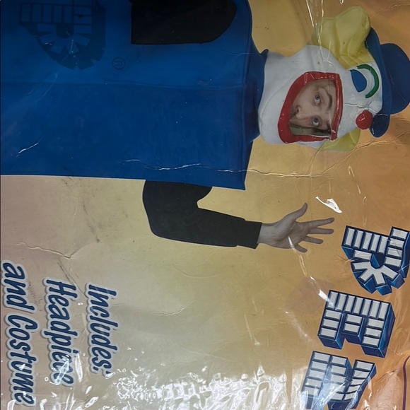 Kids Clown Costume - Blue and Yellow - Picture 1 of 9